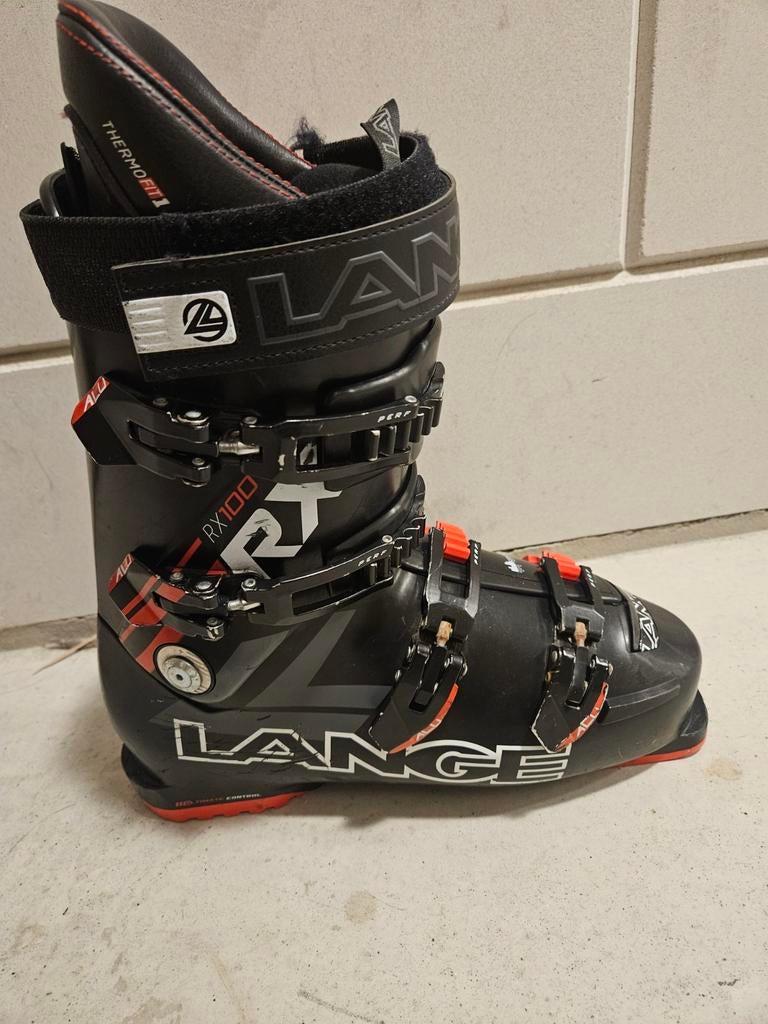 Lange skischoen Flex 100 met gebruikssporen (zonder zool), Overige merken, 160 tot 180 cm, Gebruikt, Schoenen
