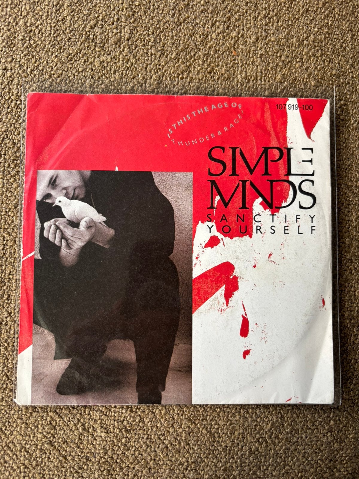 Simple Minds - Sanctify Yourself, Cd's en Dvd's, Vinyl Singles, Ophalen of Verzenden, Zo goed als nieuw, 7 inch, Pop
