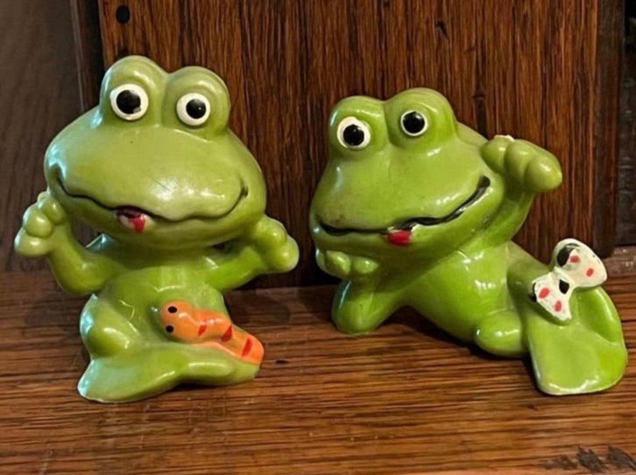 Vintage kikkers, Ophalen, Zo goed als nieuw, Dier