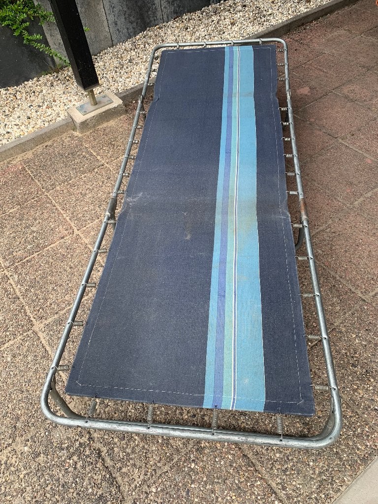 Stretcher, veldbed, ligbed of zitbed., Ophalen of Verzenden, Gebruikt, Campingmeubel-accessoire