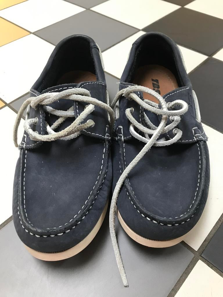 Tbs leer leren schoenen petrol blauw 38,5 39, Blauw, Overige typen, Ophalen of Verzenden, Zo goed als nieuw