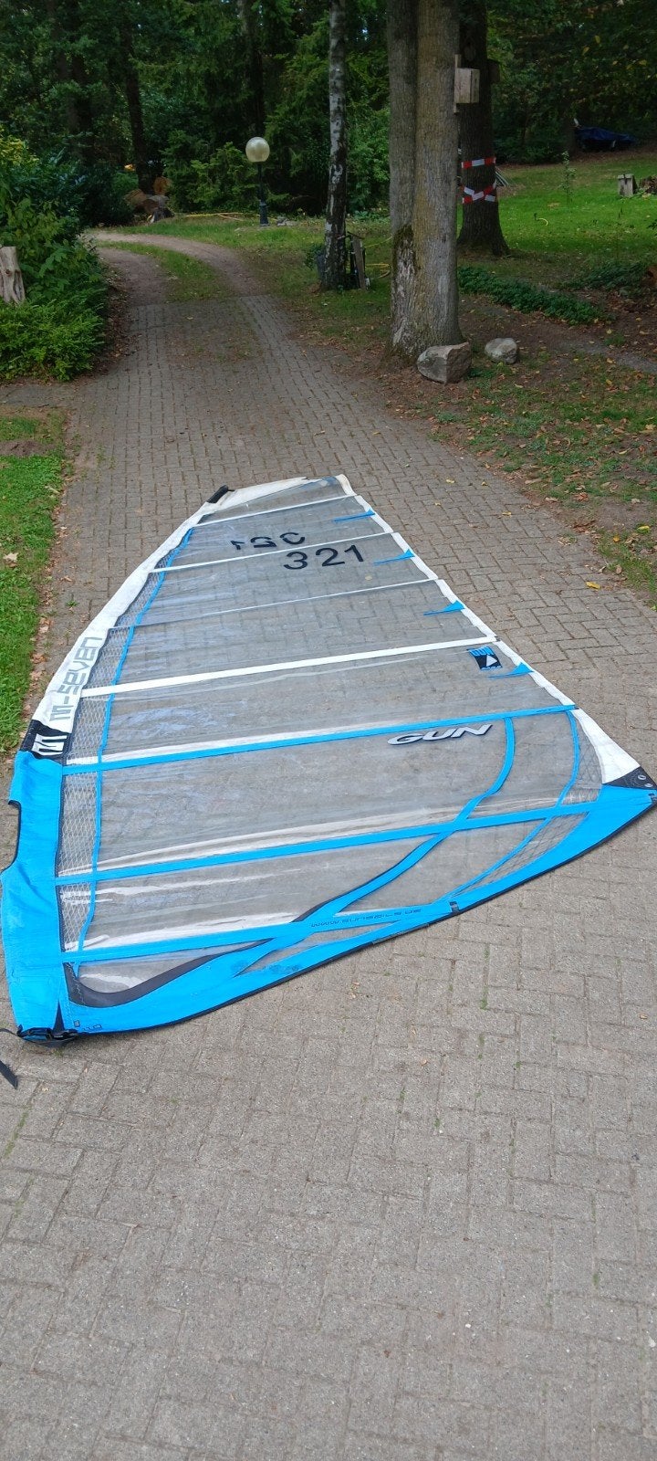 Gunsails M-seven 11.0, Ophalen, Met draagtas, 8 m² of meer, Gunsails