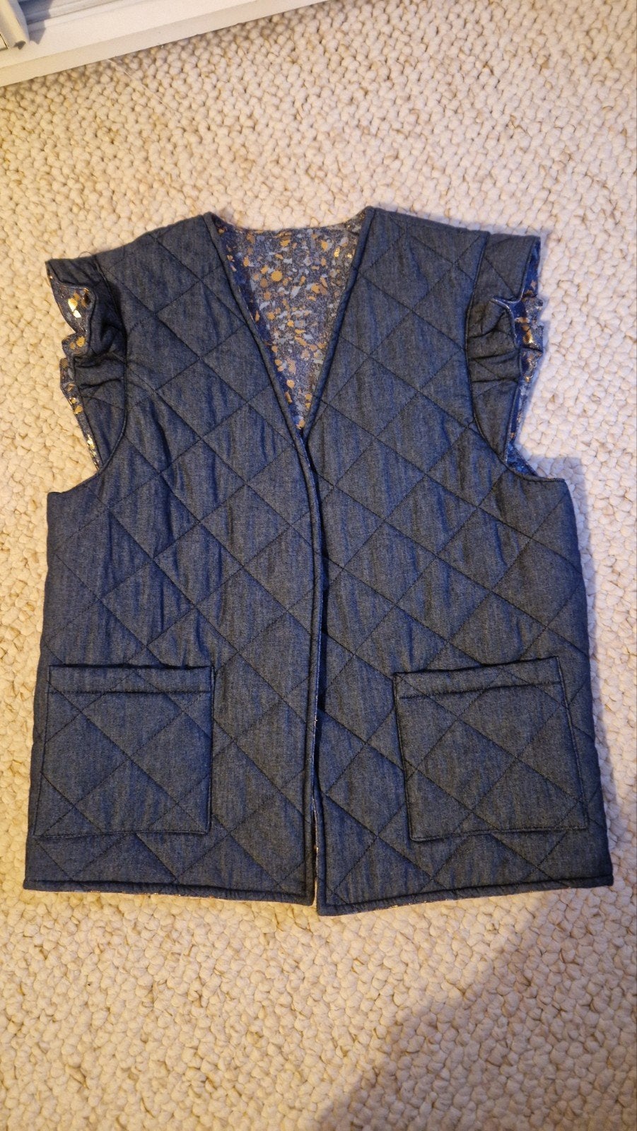 G-maxx Alette gilet maat XS, nieuwstaat, Kleding | Dames, Bodywarmers, Blauw, Ophalen of Verzenden, Zo goed als nieuw, G-maxx