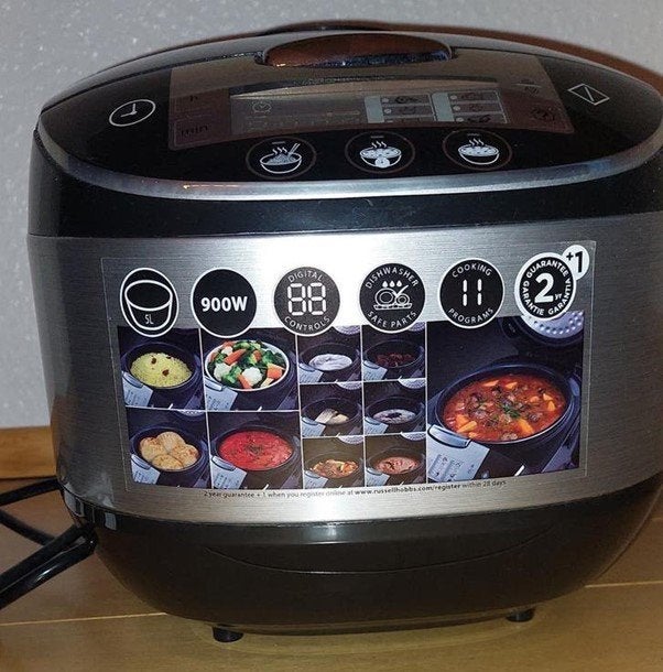 Russel Hobbs multi cooker (5 liter, 900W), Ophalen of Verzenden, Zo goed als nieuw