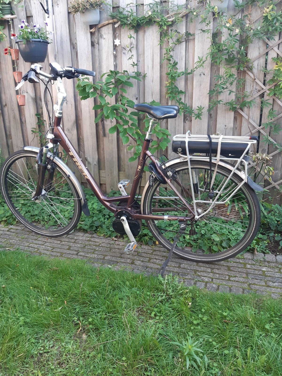 Elektrische TREK fiets,bruin van kleur., Ophalen, Gebruikt, Overige merken