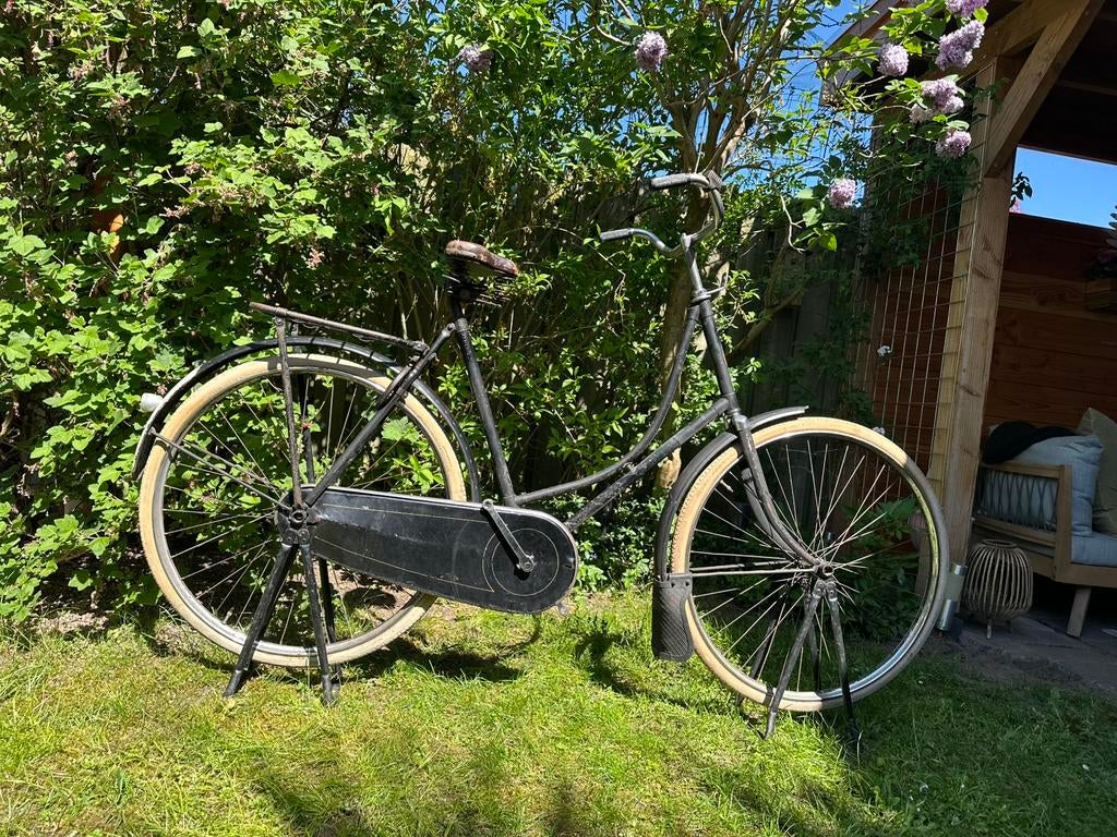 Antieke Gazelle, 55 tot 59 cm, Ophalen of Verzenden, Terugtraprem, Jaren '20 of ouder