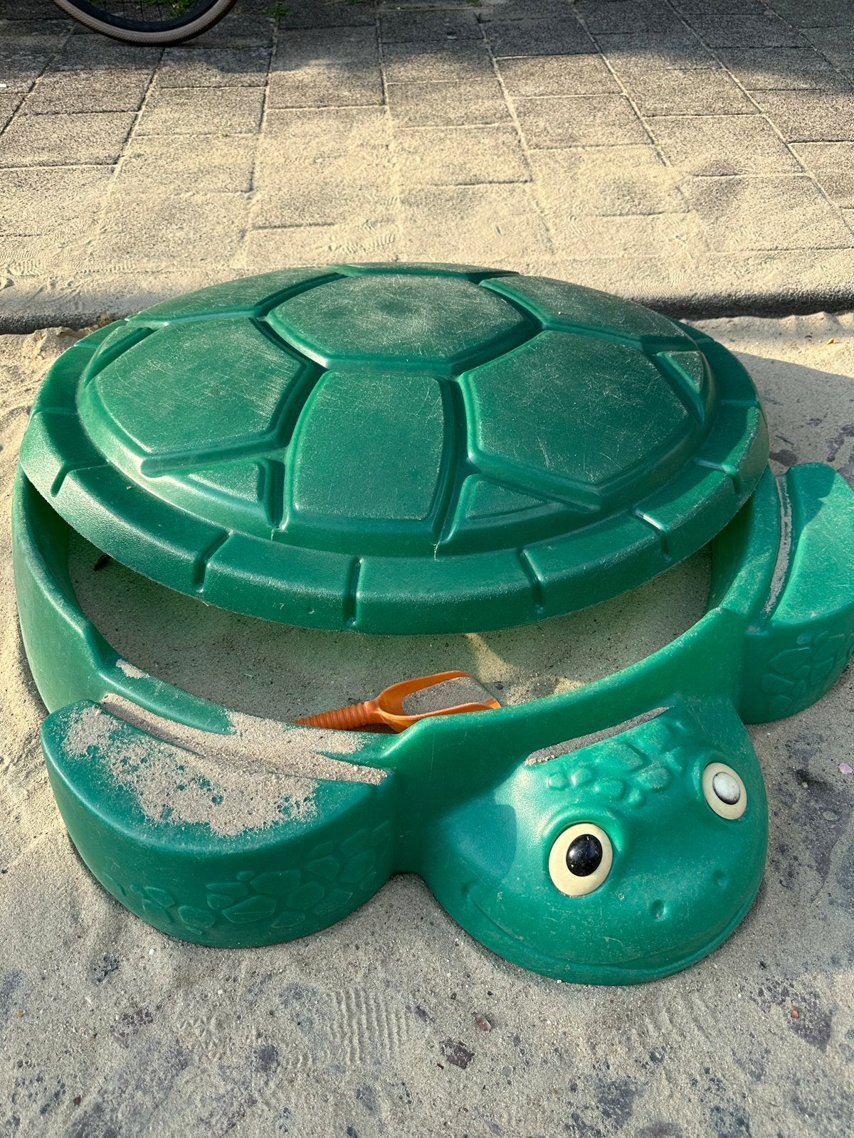 GRATIS! Schildpad zandbak!, Ophalen, Gebruikt