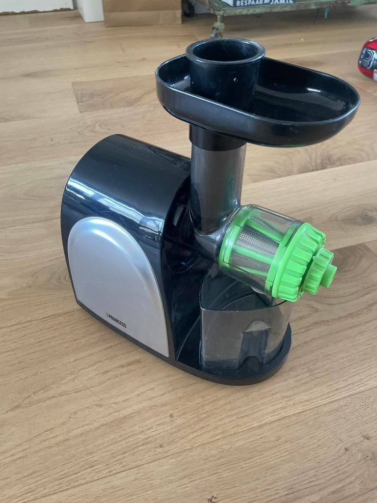 Princess Slowjuicer - Zwart/Zilver - Zo goed als nieuw, Ophalen of Verzenden, Zo goed als nieuw, Elektrisch, Slowjuicer