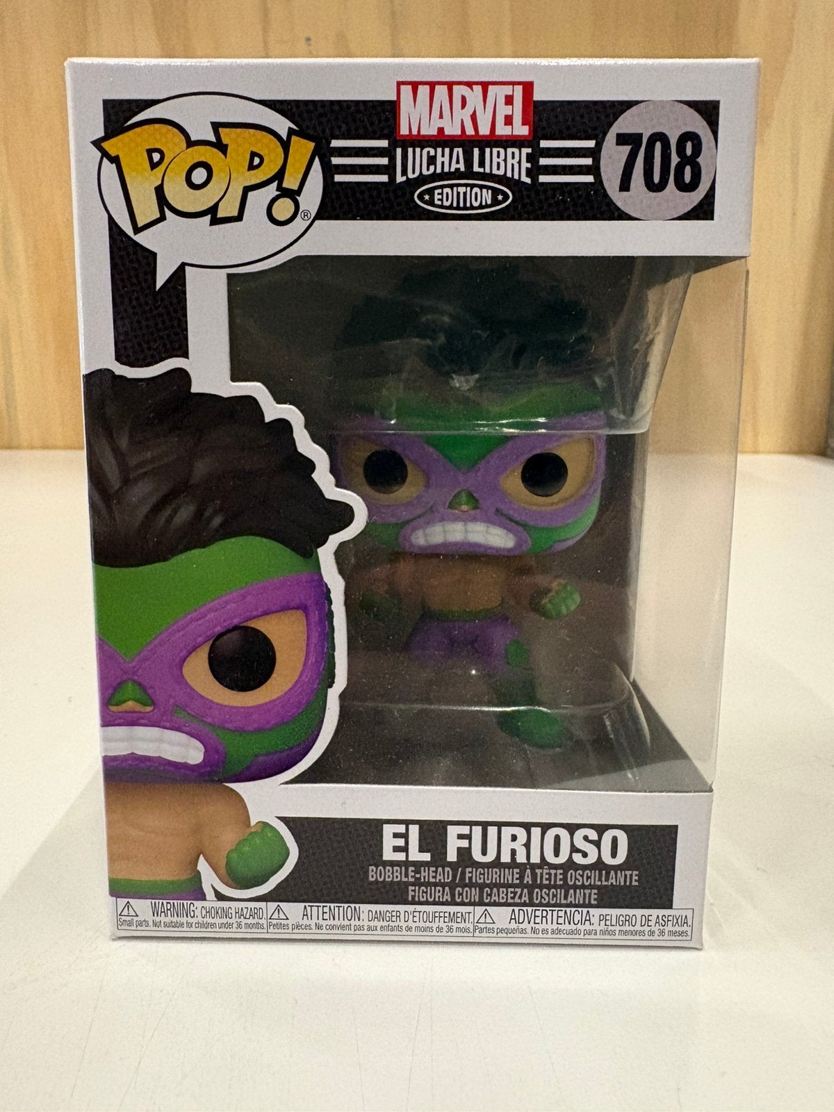 Funko Pop Marvel El Furioso - 708, Ophalen of Verzenden, Zo goed als nieuw