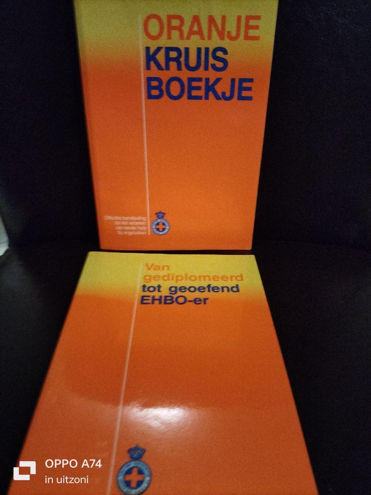 Oranje Kruis Boekje - EHBO-handleiding, Ophalen of Verzenden, Zo goed als nieuw, Gezondheid en Conditie, Het Oranje Kruis