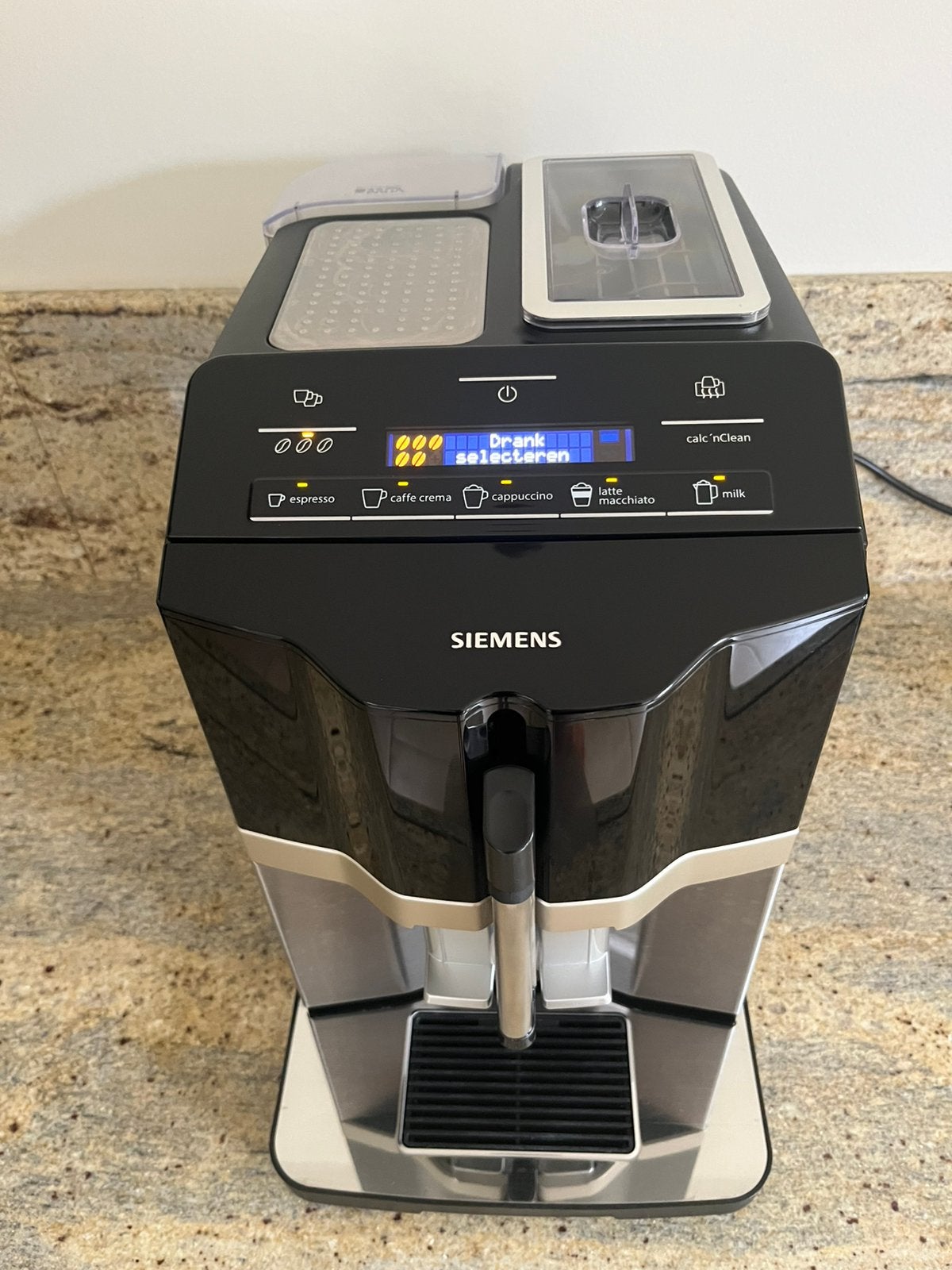 Siemens EQ.3 S500, Witgoed en Apparatuur, Koffiezetapparaten, Gebruikt, Koffiemachine, 4 tot 10 kopjes, Koffiebonen