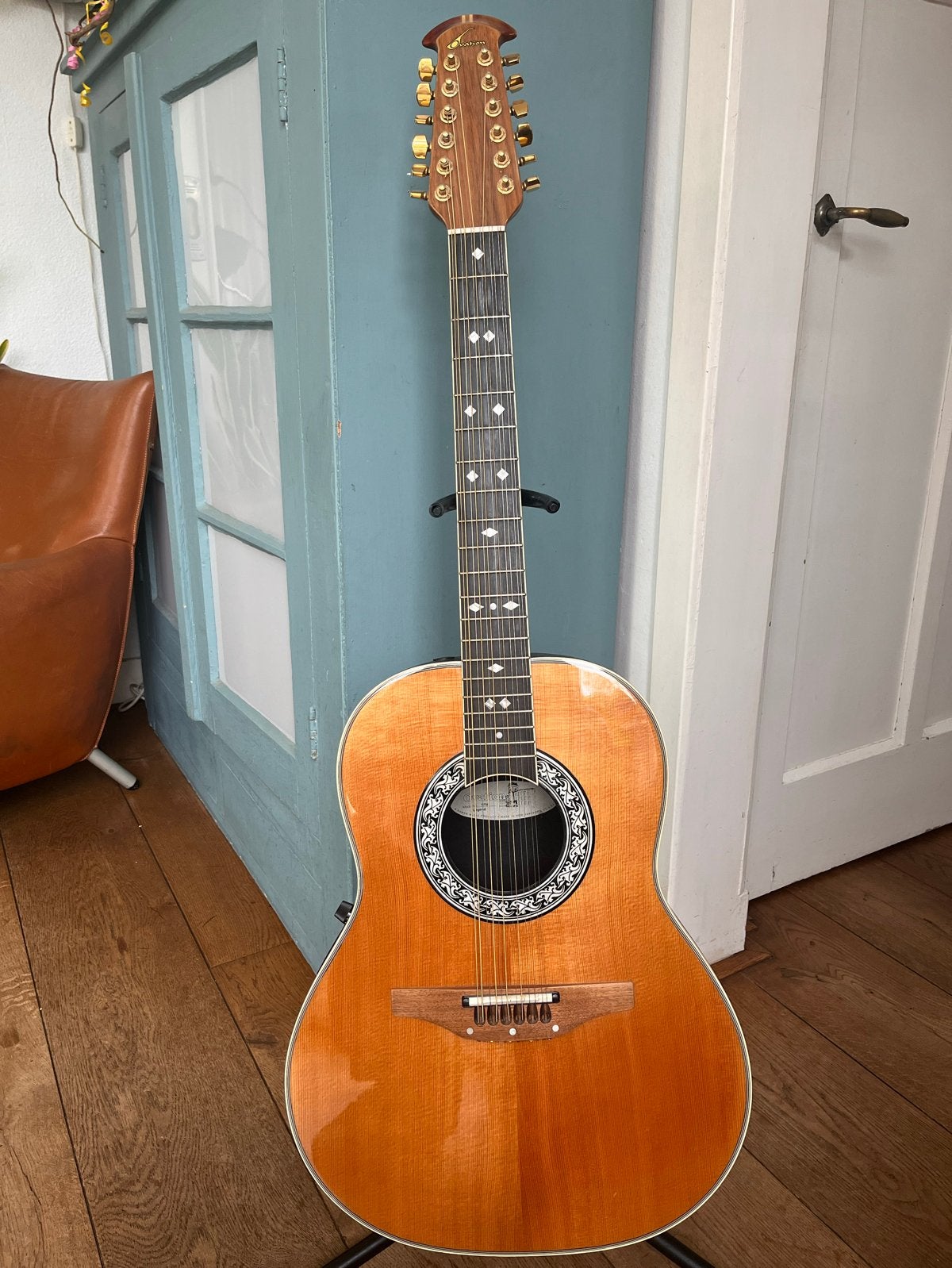 Ovation 12-snarige Legend 1756 USA (1987-1993), Ophalen, Gebruikt, Western- of Steelstringgitaar, 12-snarig