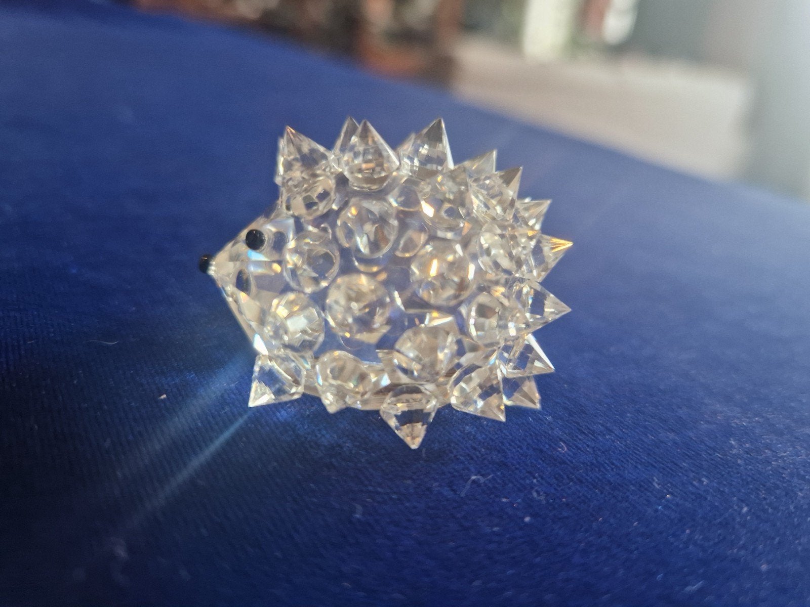 Egel kristal beeldje, Ophalen of Verzenden, Zo goed als nieuw, Wild dier, Beeldje of Figuurtje