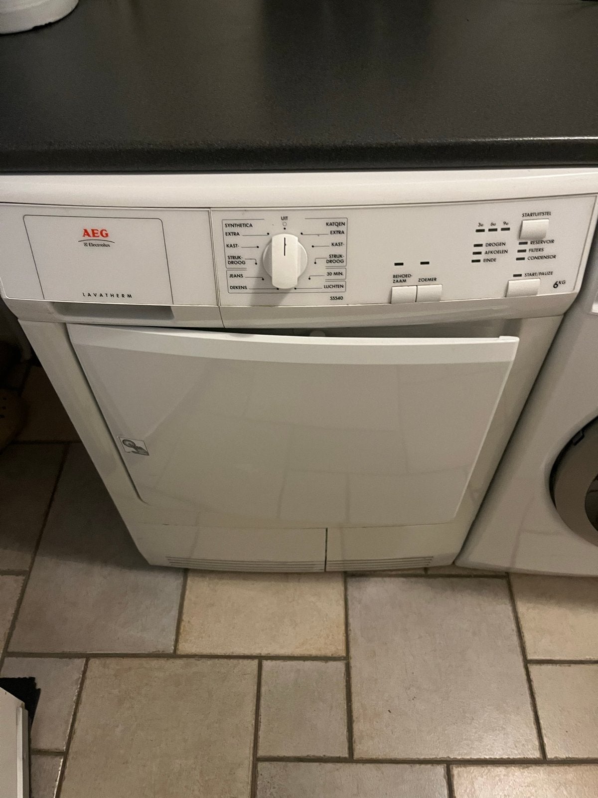 AEG Lavatherm Wasdroger - Betrouwbaar en Efficiënt, Ophalen, 6 tot 8 kg, Gebruikt, Voorlader