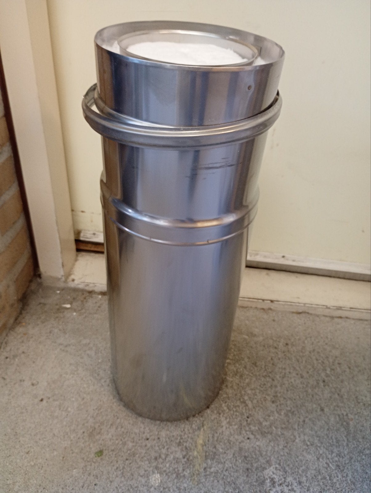 HOLETHERM RVS Schoorsteenpijp DW-125 450mm, Ophalen of Verzenden, Nieuw