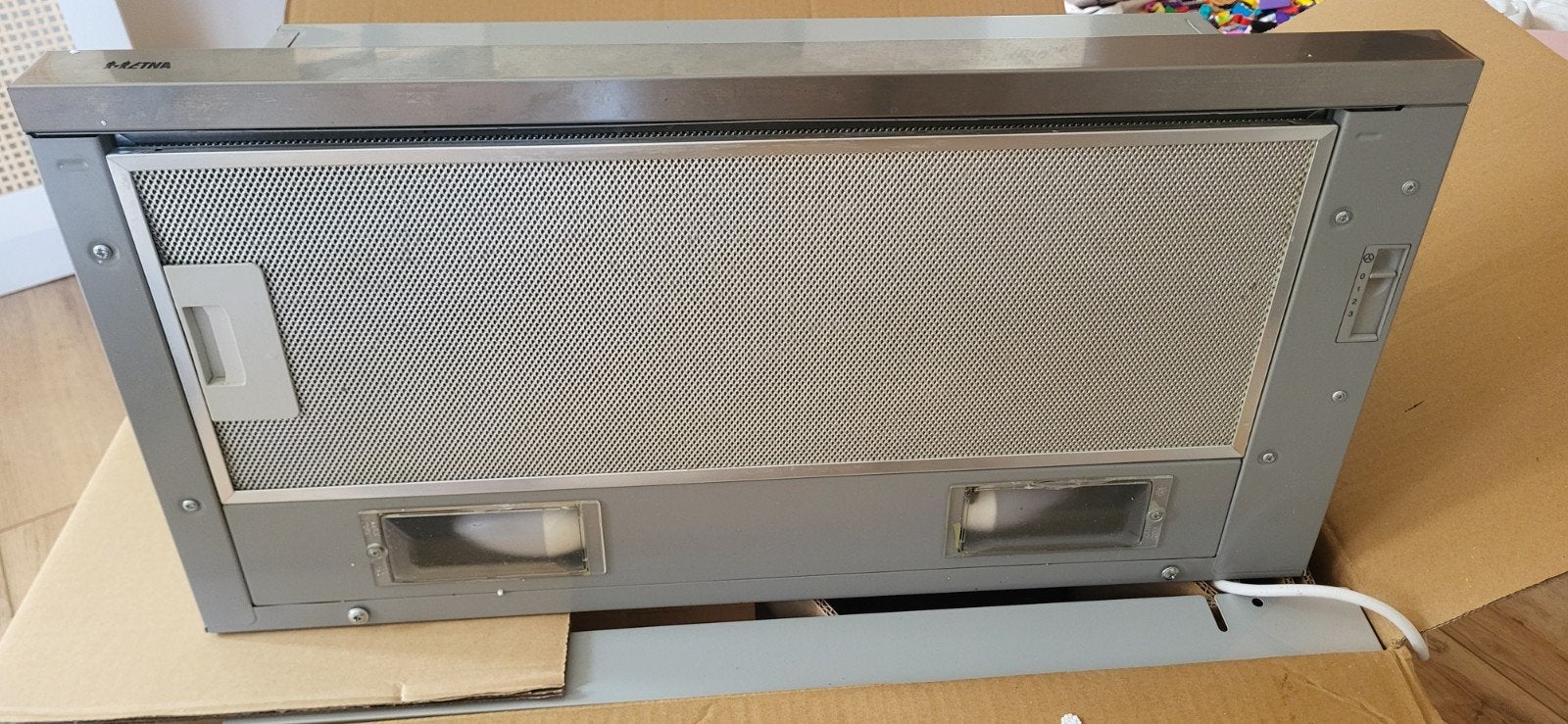 Etna inbouw afzuigkap 60cm breed - Zo goed als nieuw, Witgoed en Apparatuur, Ophalen, Overige typen, Zo goed als nieuw, Inbouw