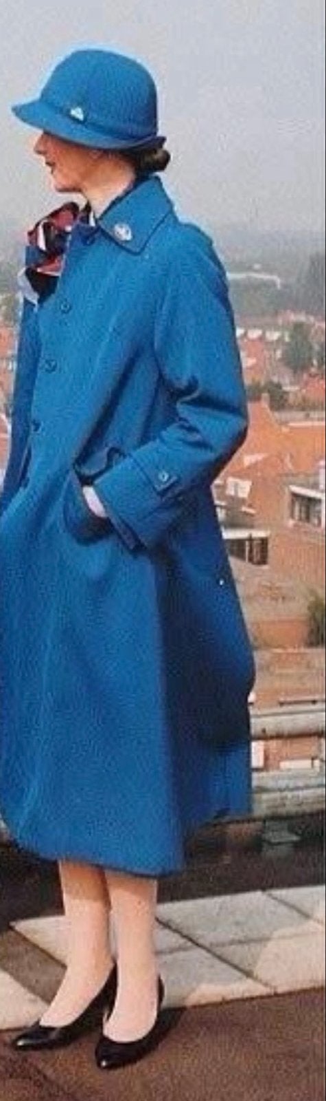 Retro KLM Uniform Mantel Nina Ricci Maat 34 M, Ophalen of Verzenden, Gebruikt, Overige typen