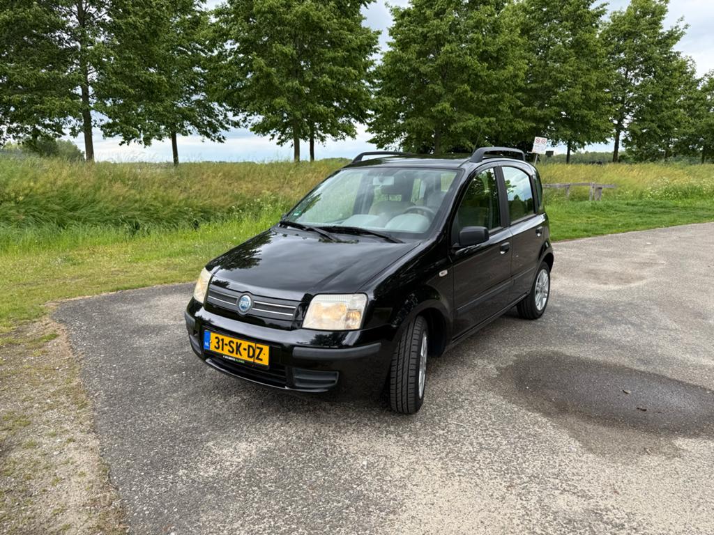 Fiat Panda 1.2 44KW 60PK 2006 Zwart, NIEUWE APK, Auto's, Fiat, Particulier, Panda, Benzine, C, Hatchback, Handgeschakeld, Origineel Nederlands