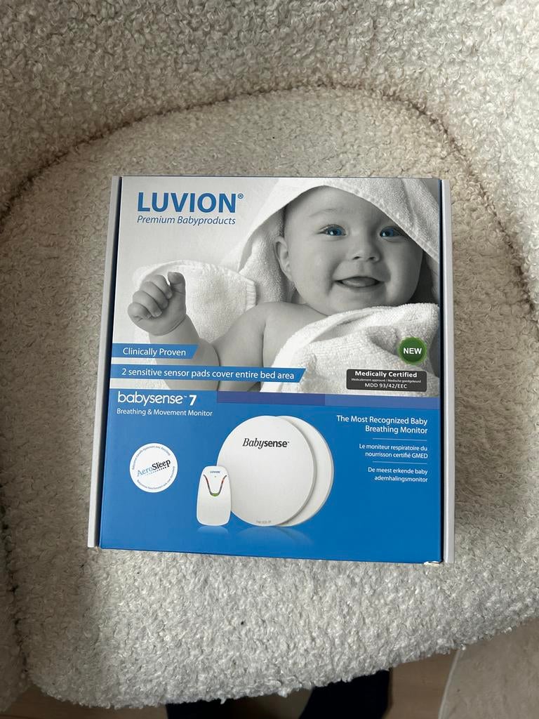 Luvion Babysense 7 Ademhalings- en Bewegingsmonitor, Ophalen of Verzenden, Nieuw