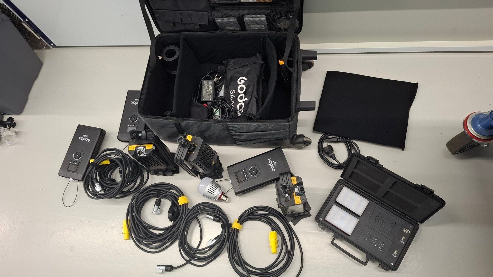 Godox S60 LED-set met tas en accessoires, Audio, Tv en Foto, Ophalen, Lamp of Flitsset, Zo goed als nieuw, Dimbaar