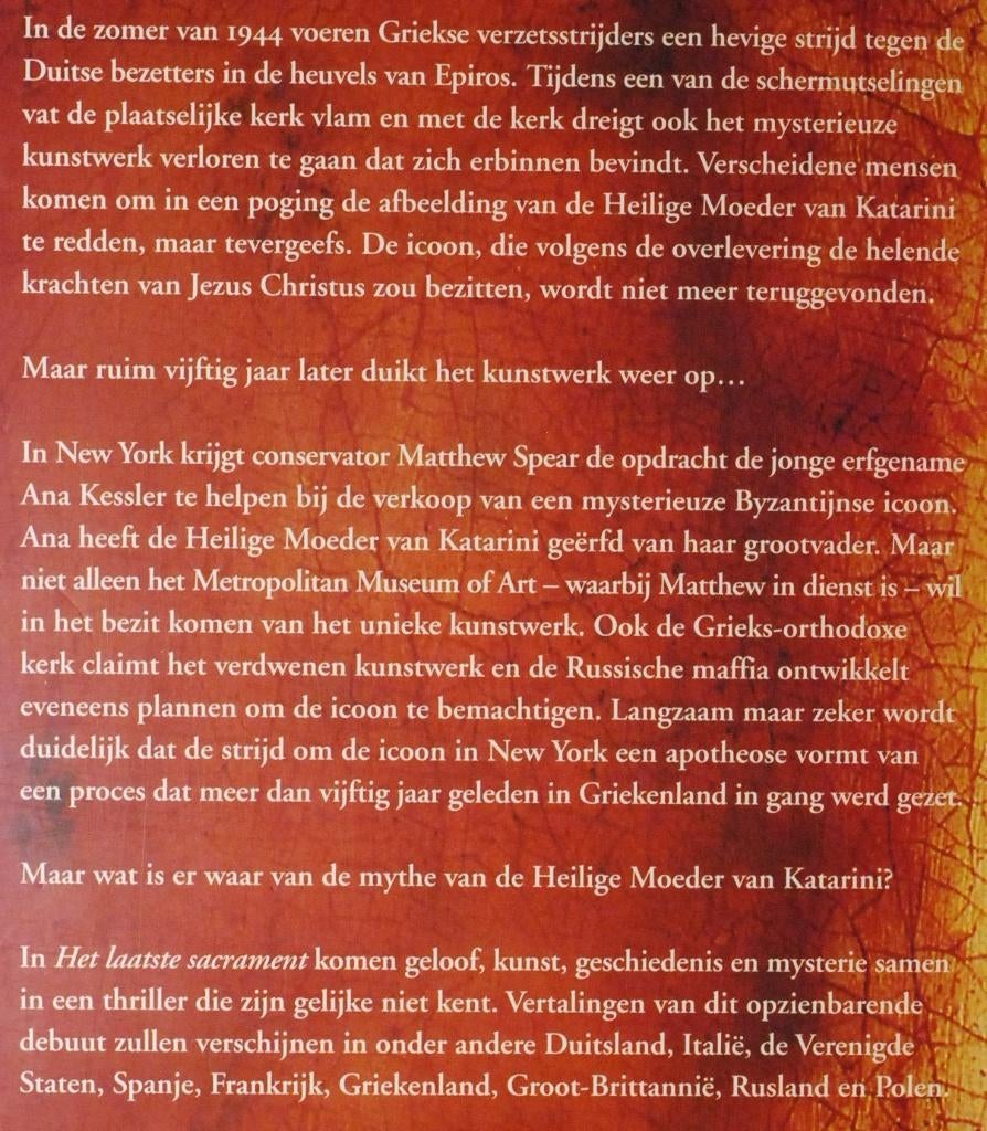 Het laatste sacrament - Neil Olson (2005), Verzenden, Zo goed als nieuw