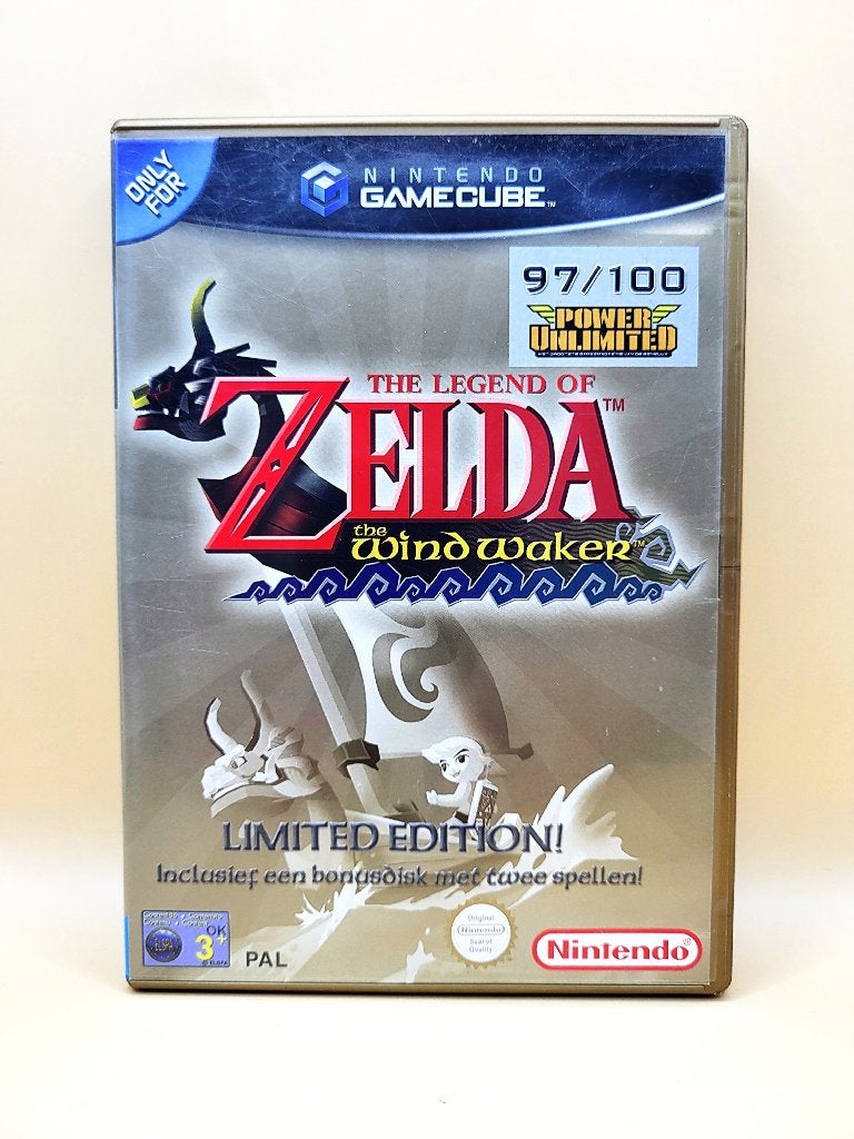 Zelda The wind waker Limited Edition (Geen Boekje) GameCube, Nintendo support, 1 speler, Eén computer, Ophalen of Verzenden