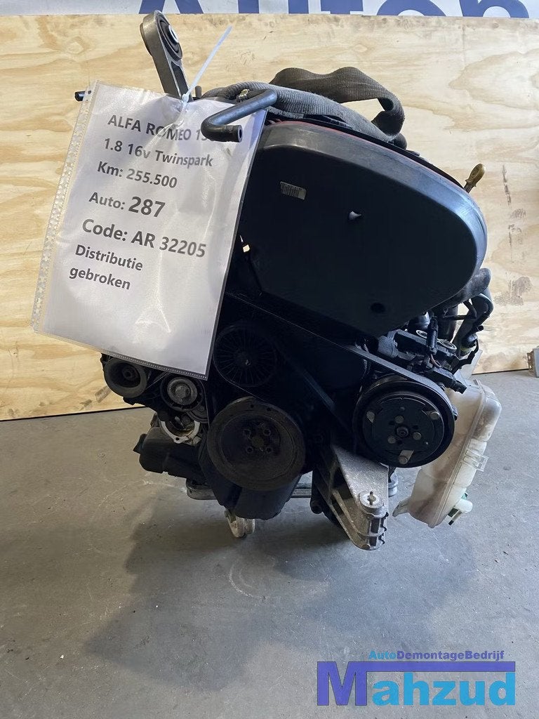 ALFA ROMEO 156 1.8 Motor AR32205 dynamo startmotor aircopomp, Gebruikt, Dpofca@stellantis.com, Stellantis Europe S.p.A., Ophalen of Verzenden