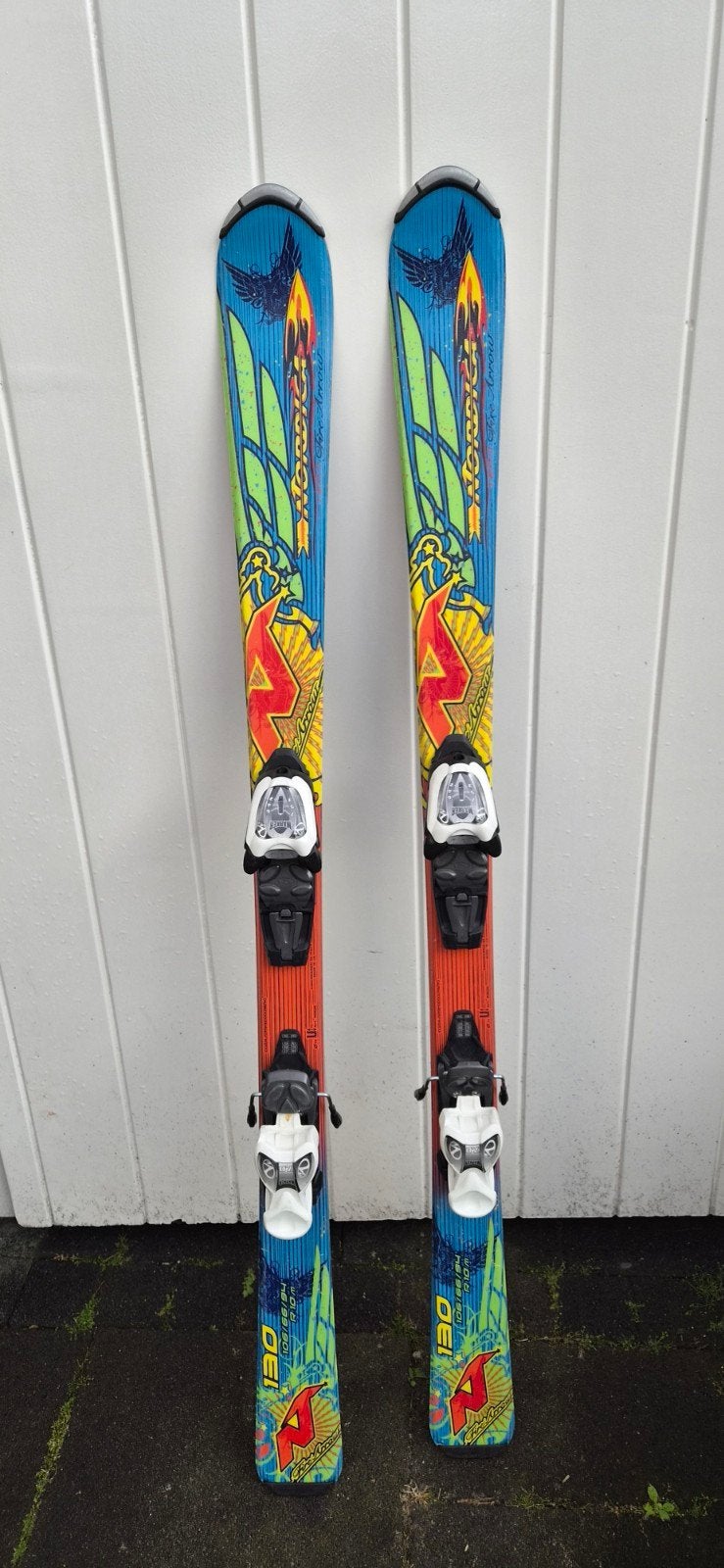 Nordica Ski's Maat 130 - Gebruikt maar nog goed, Sport en Fitness, Skiën en Langlaufen, Ophalen, Gebruikt, 100 tot 140 cm, Nordica