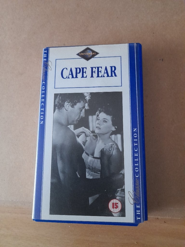 Cape Fear VHS Robert Mitchum Gregory Peck, Cd's en Dvd's, VHS | Film, Alle leeftijden, Ophalen of Verzenden, Zo goed als nieuw