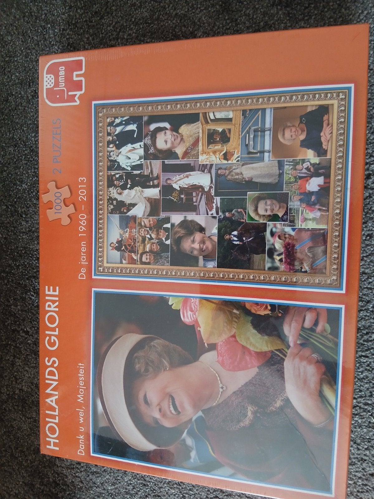 2 puzzels Koningshuis Beatrix 1000 stukjes.1960 - 2013 Nieuw, Verzamelen, Ophalen of Verzenden, Nieuw, Nederland, Overige typen