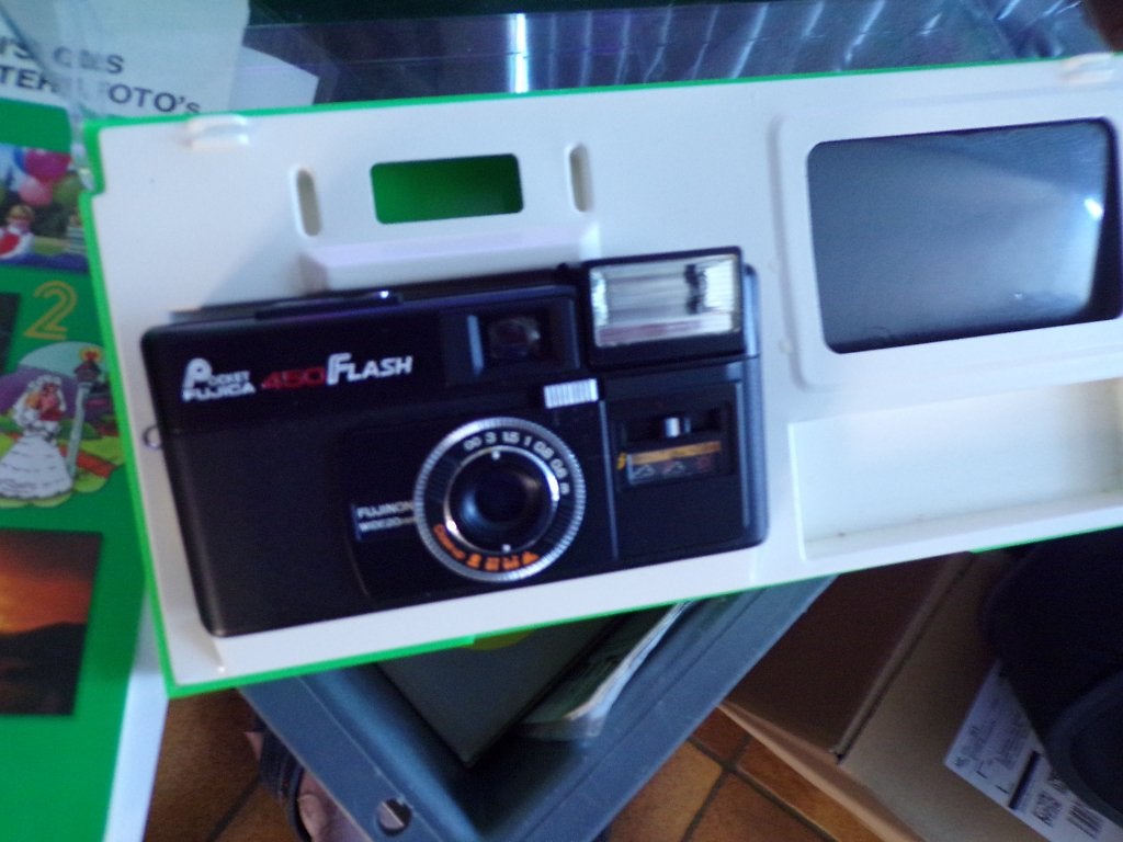 Fujica Pocket 450 flash fototoestel, Ophalen of Verzenden, Zo goed als nieuw, Compact, Fuji