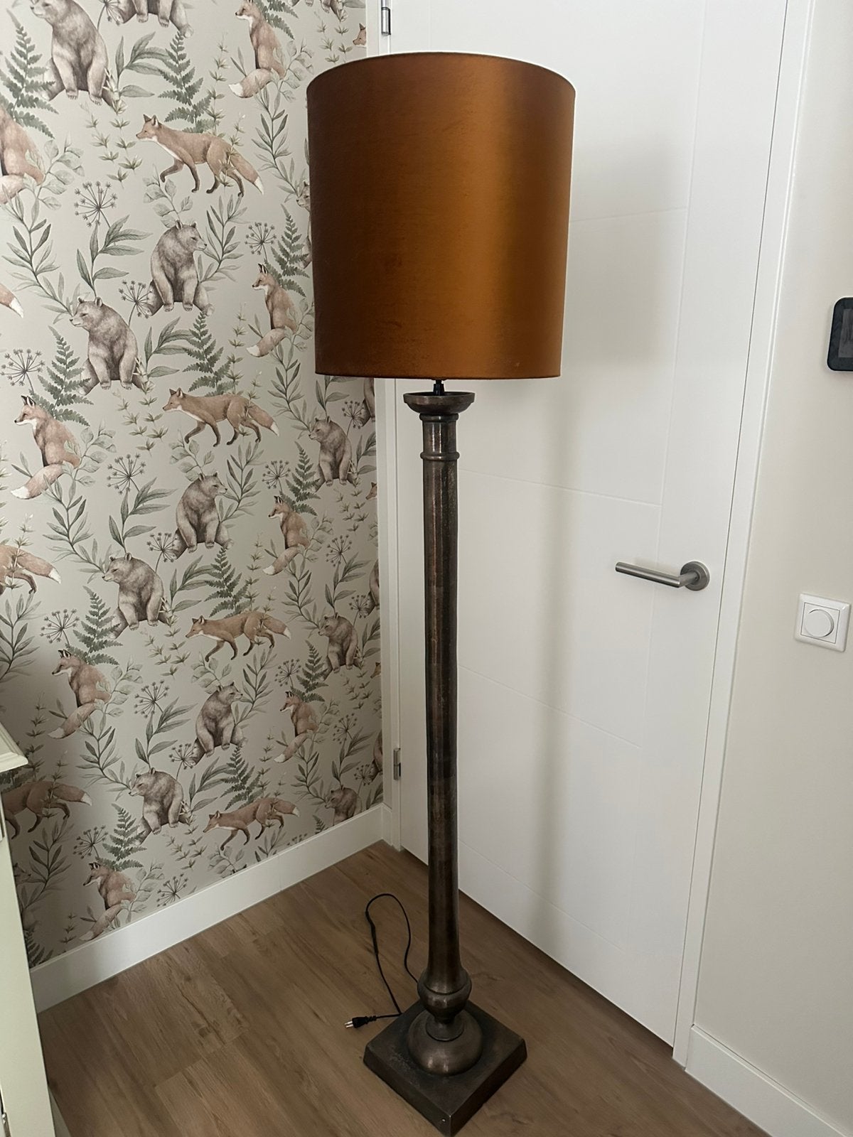 Mooie lamp en lampen kap, Ophalen of Verzenden, Zo goed als nieuw, Minder dan 100 cm