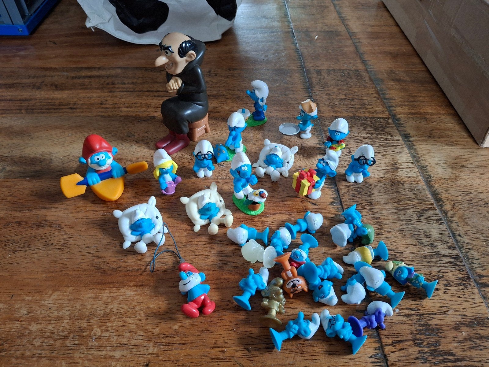 Grote collectie Smurfen-, Verzamelen, Poppetjes en Figuurtjes, Ophalen of Verzenden, Gebruikt