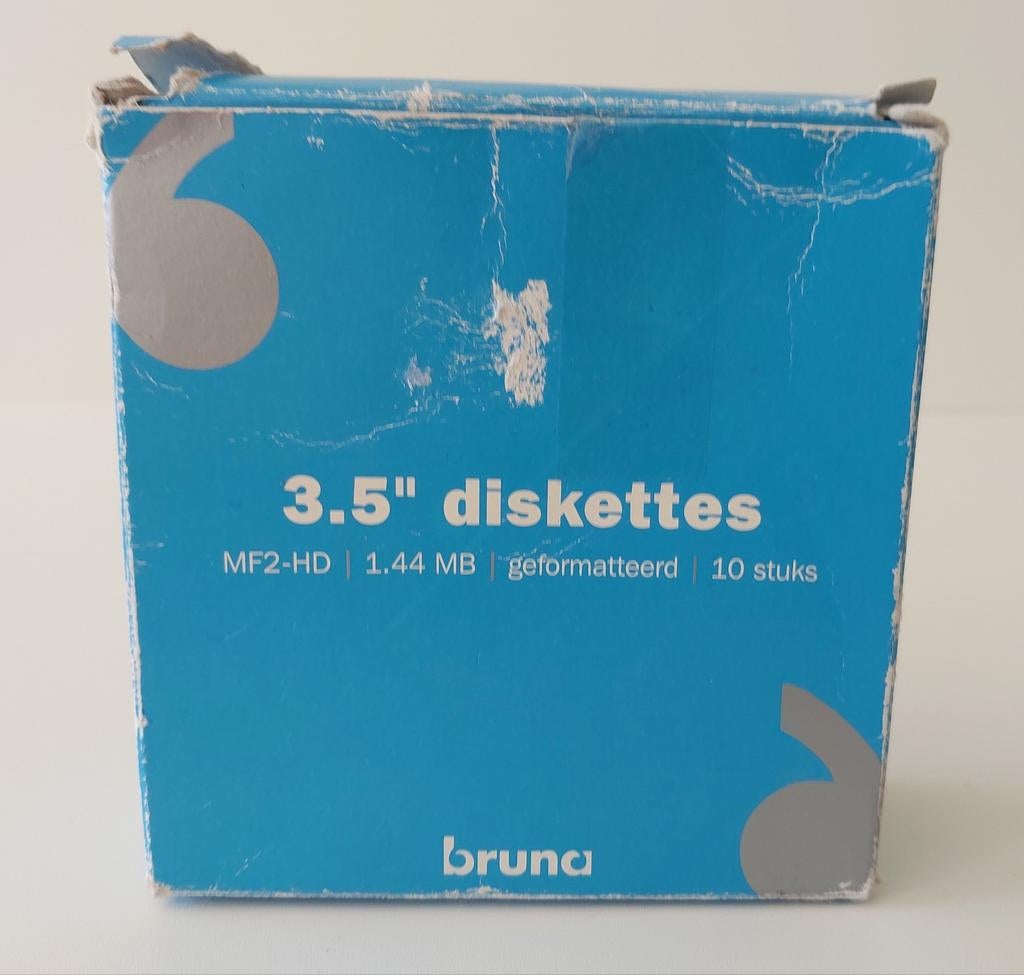Doosje diskettes. 9 stuks., Computers en Software, Vintage Computers, Ophalen of Verzenden