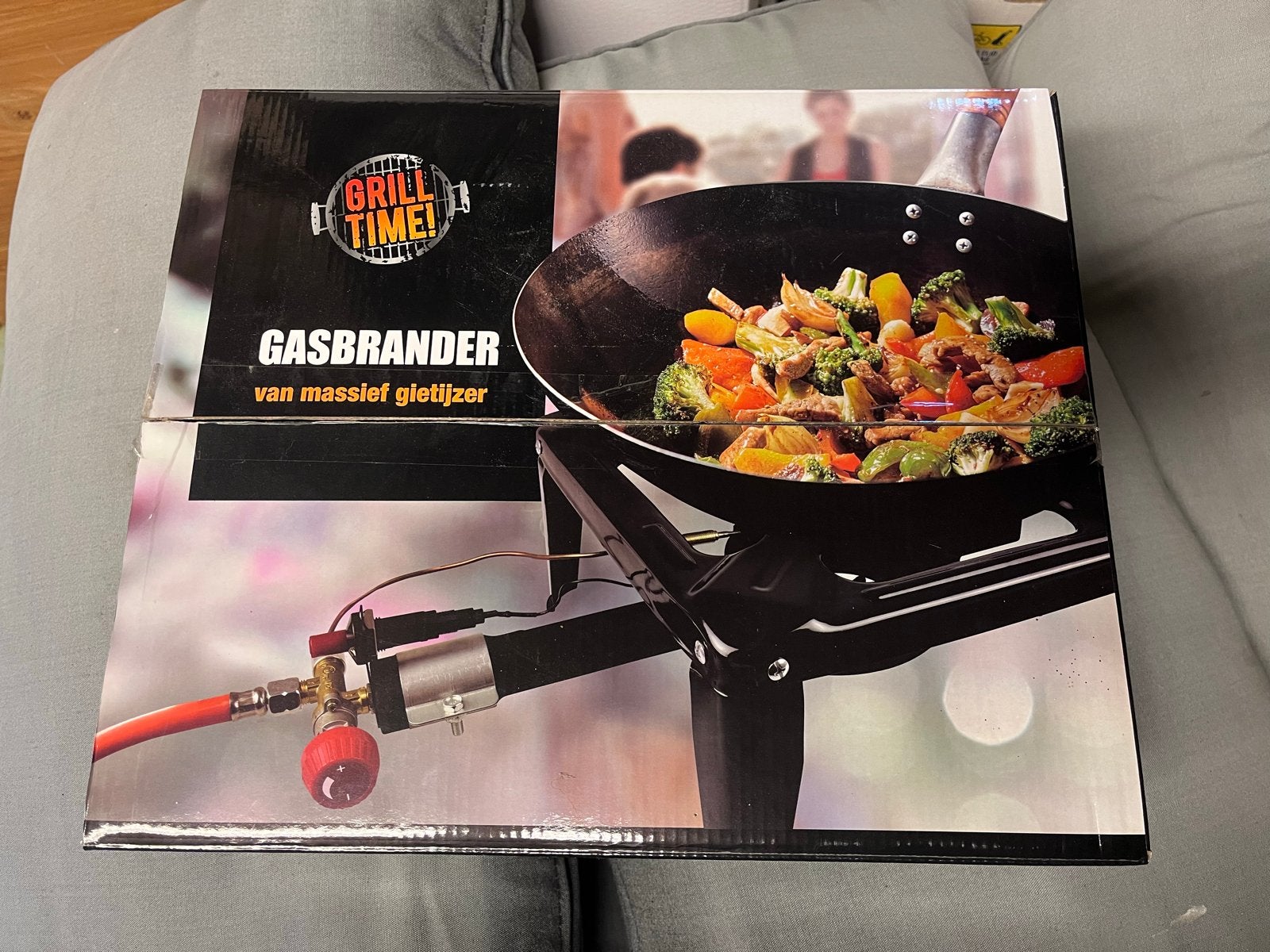 Grill Time Gasbrander van massief gietijzer, Ophalen of Verzenden, Nieuw