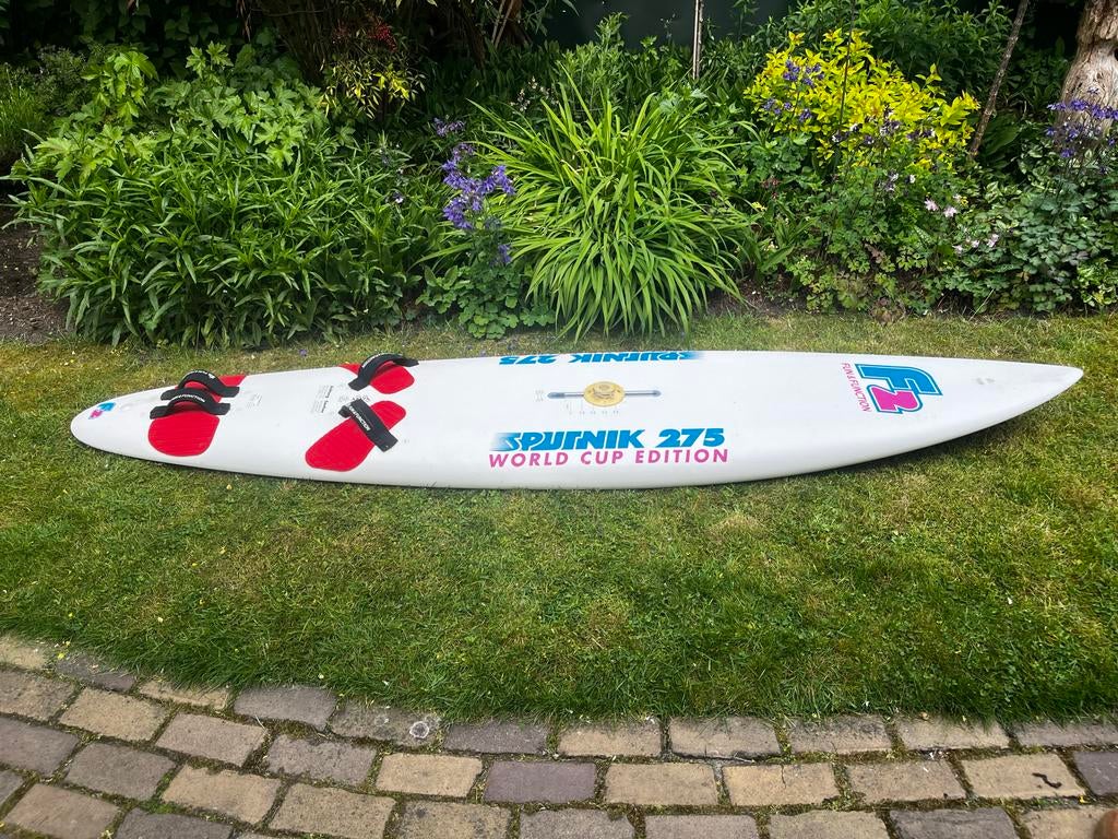 Windsurfset Sputnik 275 world cup edetion incl. Zeilen, Ophalen, Gaastra, 6.5 m² tot 8 m², Zo goed als nieuw