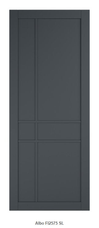 Albo binnendeuren mat zwart NIEUW stomp, Ophalen, Binnendeur, Nieuw, 200 tot 215 cm