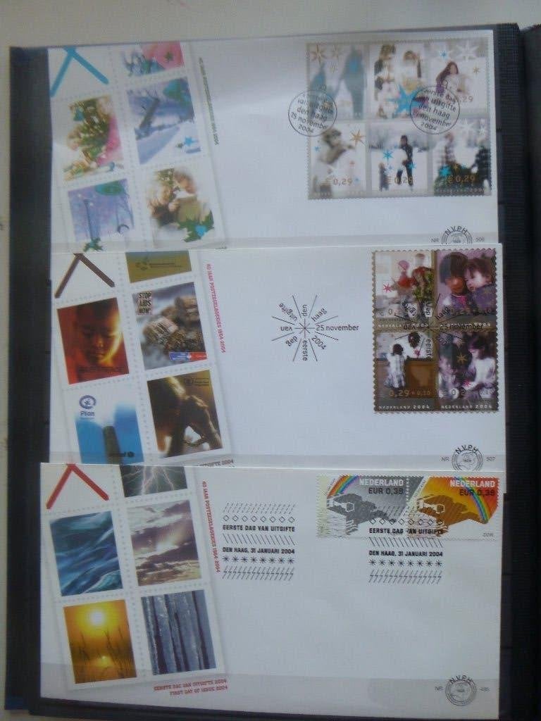 Stockboek Nederland gestempelde blokken velletjes FDC;s ook, Ophalen of Verzenden, Nederland