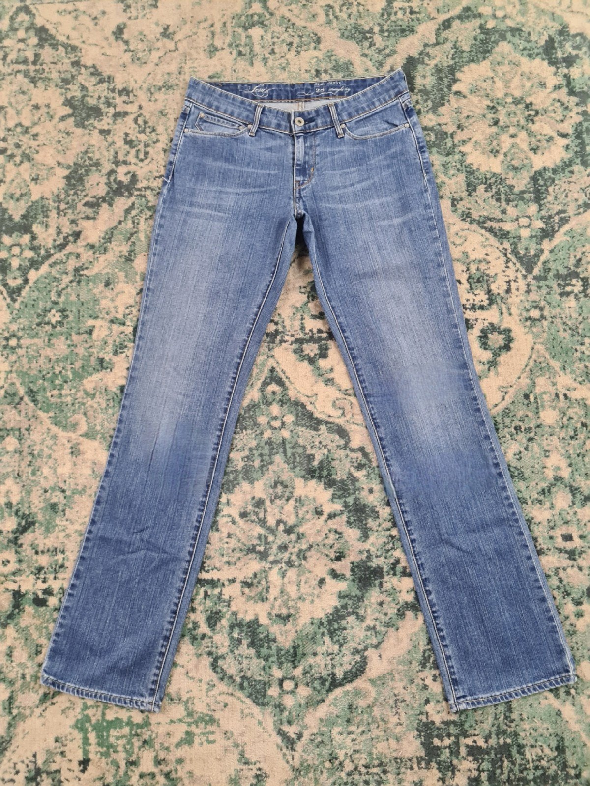 Levi’s denim curve straight leg W28 L32 Tulsi2832 Low-rise, Blauw, Ophalen of Verzenden, Zo goed als nieuw, W28 - W29 (confectie 36)