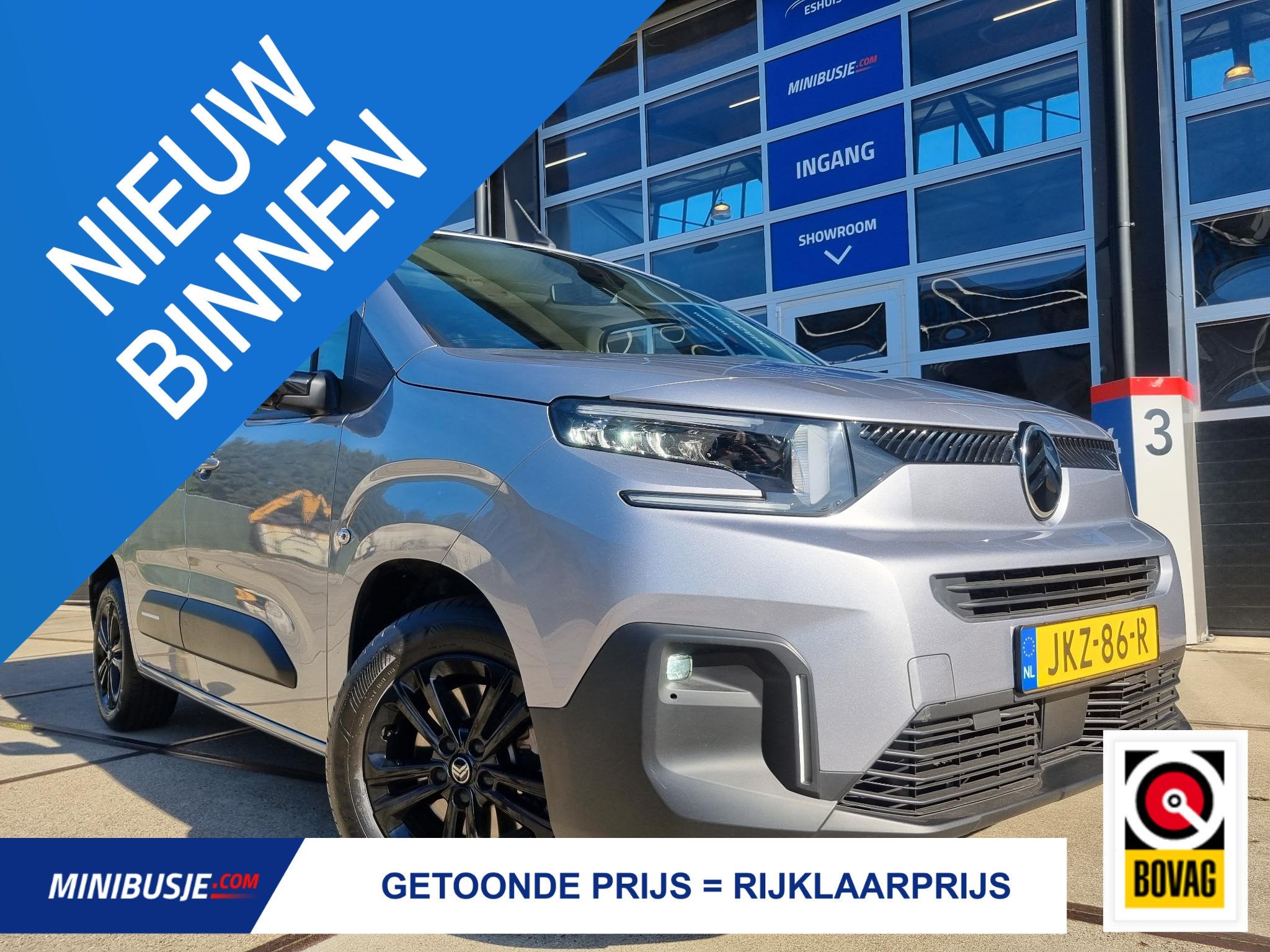 Citroen Berlingo 1.2 PureTech Shine NIEUW MODEL / 10.000 KM, Auto's, Dealer onderhouden, Stof, Gebruikt, 1199 cc