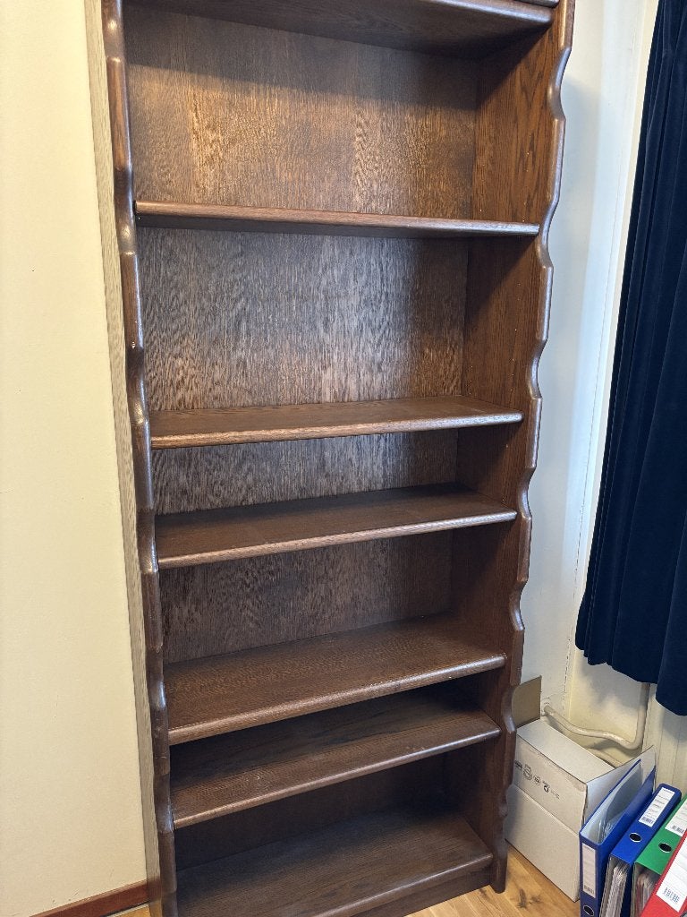 Houten Boekenkast 85x30x207 cm, Ophalen, Met plank(en), Gebruikt, 200 cm of meer