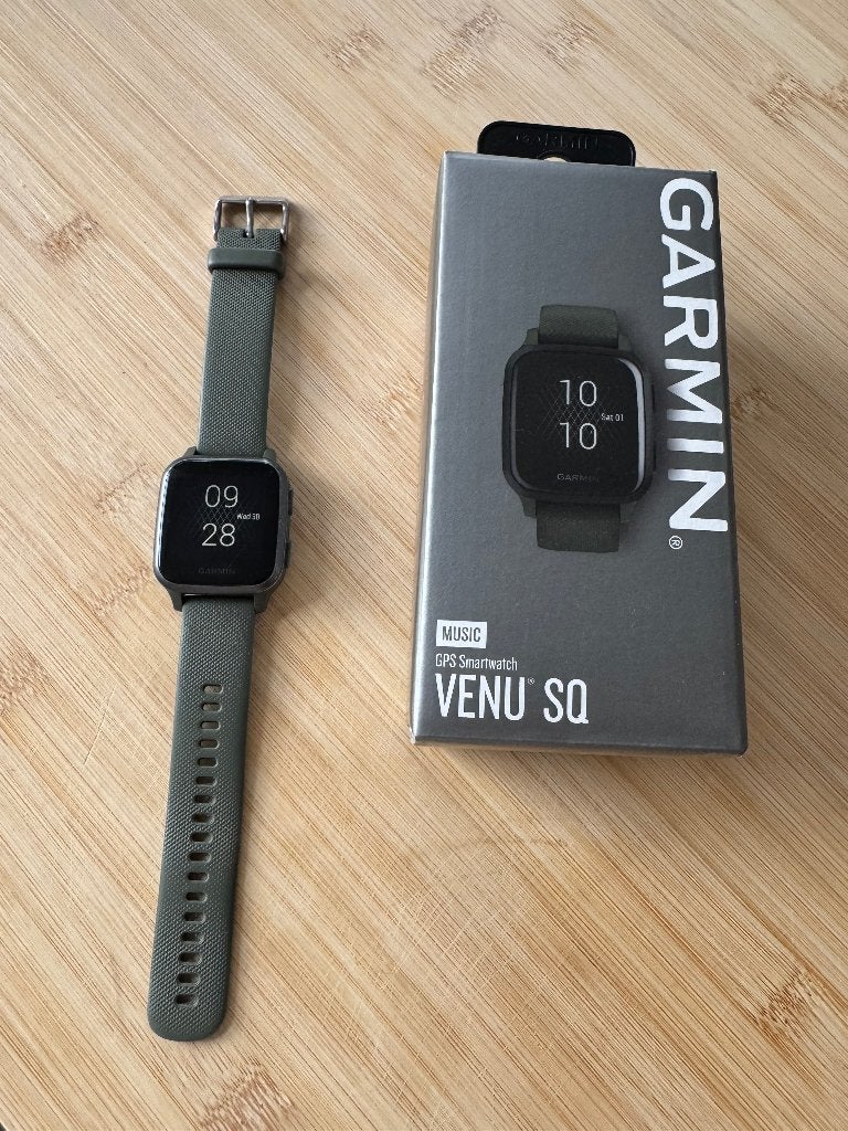 Garmin venu SQ music, Gebruikt, Verzenden, Waterdicht, Garmin