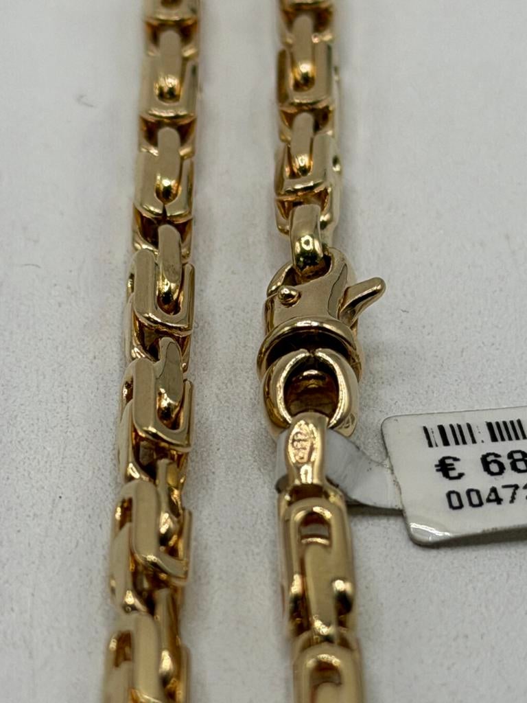 Gouden heren ketting 14kt, Sieraden, Tassen en Uiterlijk, Kettingen, Www.bredajuwelier.nl, Nieuw, Ophalen of Verzenden, Www.bredajuwelier.nl