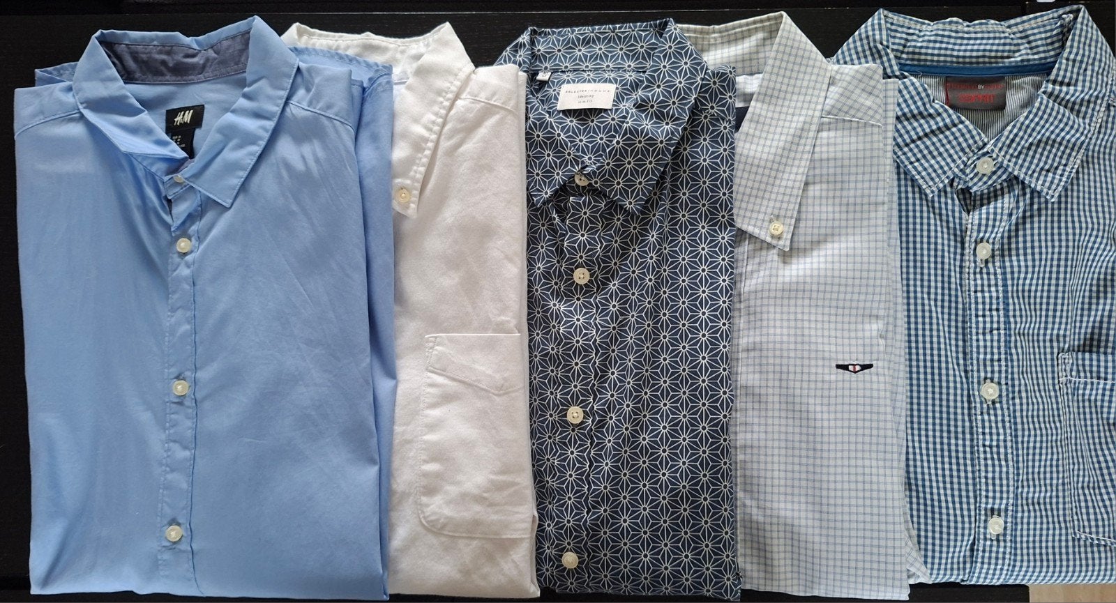 NIEUW 5x herenoverhemd, maat M, Ophalen of Verzenden, Nieuw, Overige kleuren, Halswijdte 39/40 (M)
