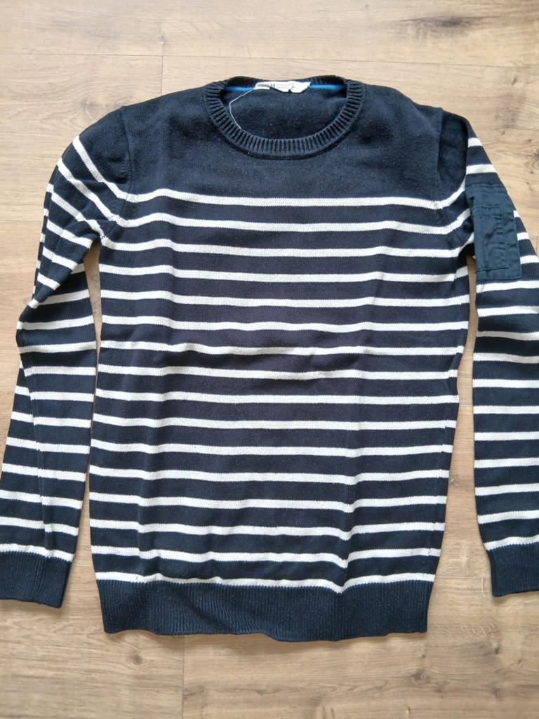 Blauw gestreepte H&M trui 158/164, Ophalen of Verzenden, Jongen, Trui of Vest