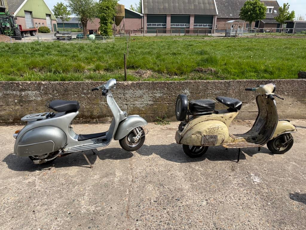 Vespa 150cc motorscooters 1959 oldtimer, Motoren, Motoren | Oldtimers, Scooter, Occasion, 11 kW of minder, 1 cilinder