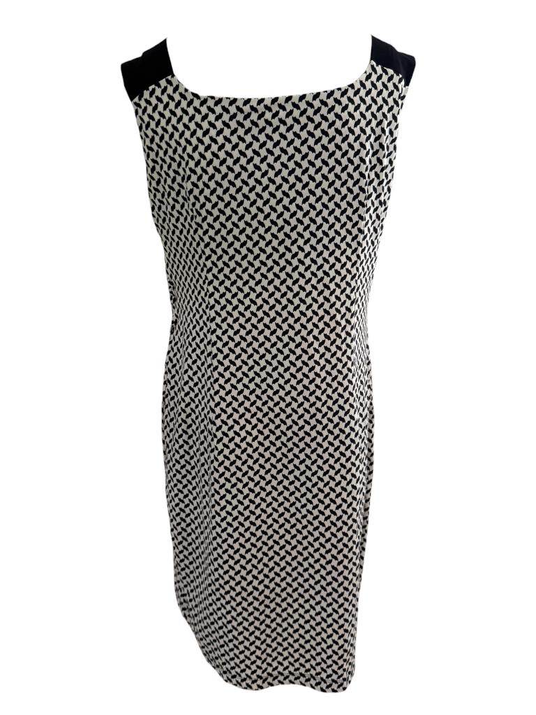 Cassiopee jurk L, Kleding | Dames, Zwart, Ophalen of Verzenden, Zo goed als nieuw, Onder de knie