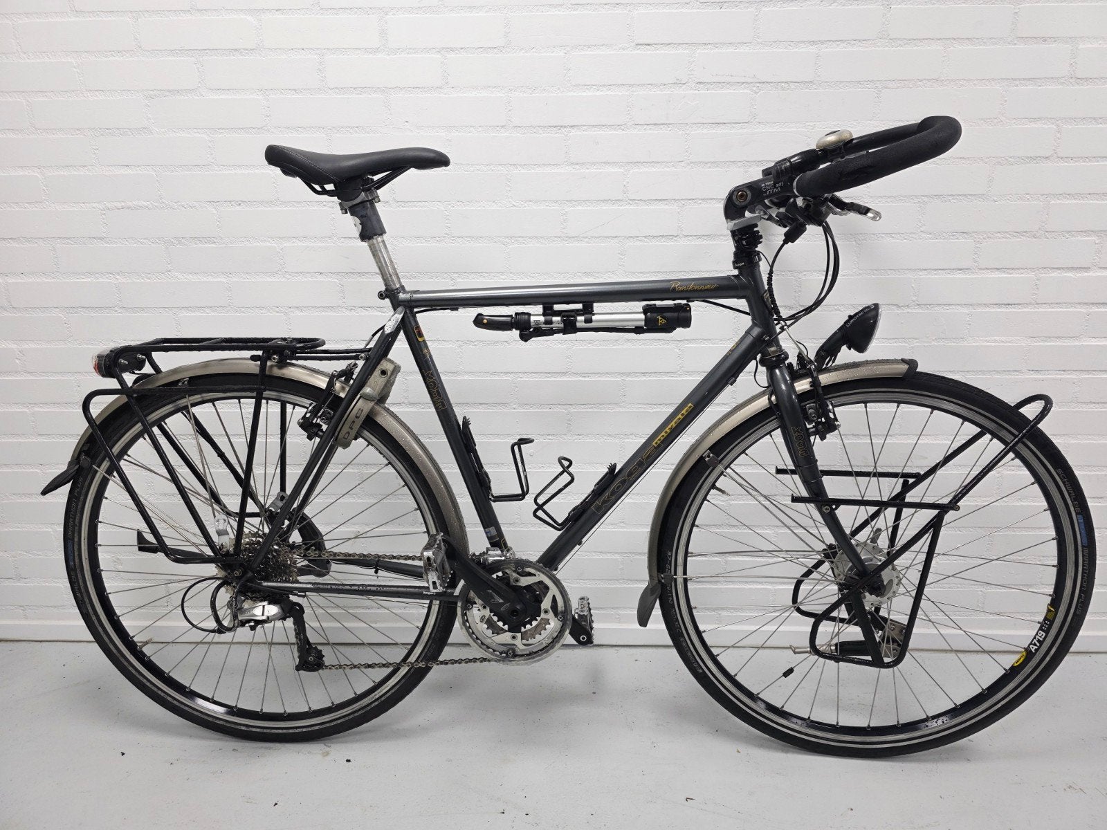 Koga Randonneur Chromoly 57 cm trekking 3x9 LX rijklaar, Ophalen, 28 inch, Gebruikt, Vering