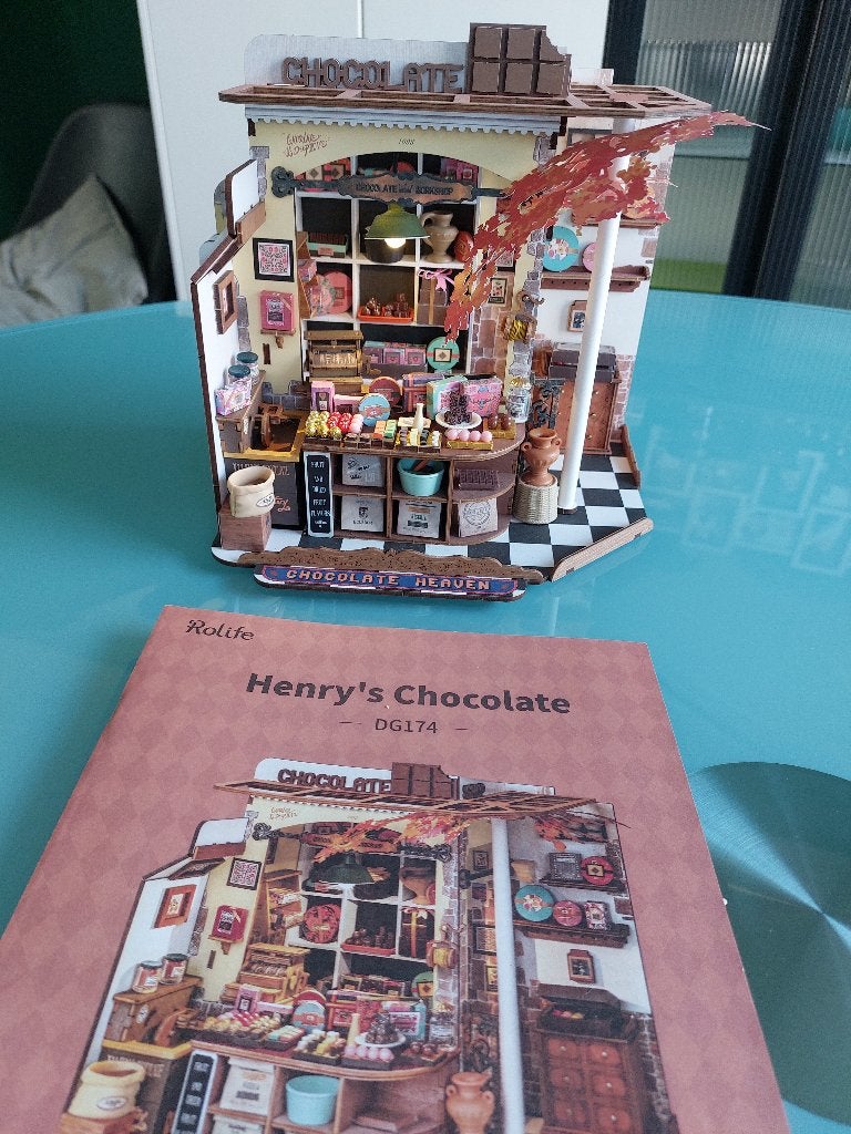 Rolife Henry's Chocolate, Handgemaakt, Gebouwen, Nieuw, Meerkleurig
