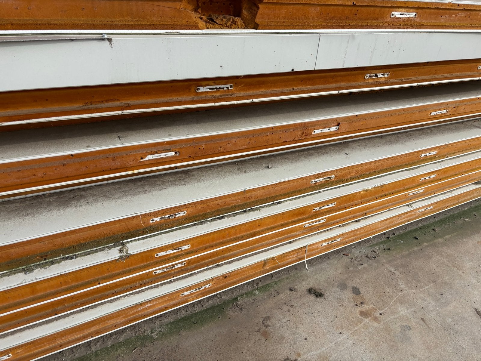 Sandwichpanelen, Doe-het-zelf en Verbouw, Ophalen, Gebruikt, Hardschuim (Pir), 15 m² of meer